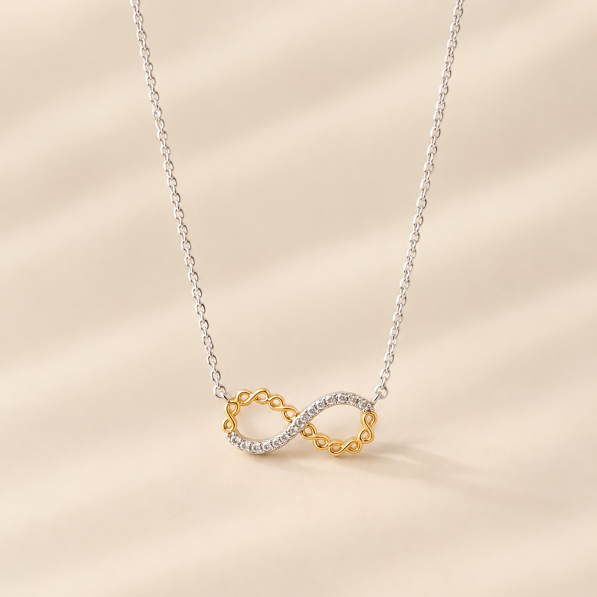 Timeless Bond — Infinity Pendant Necklace