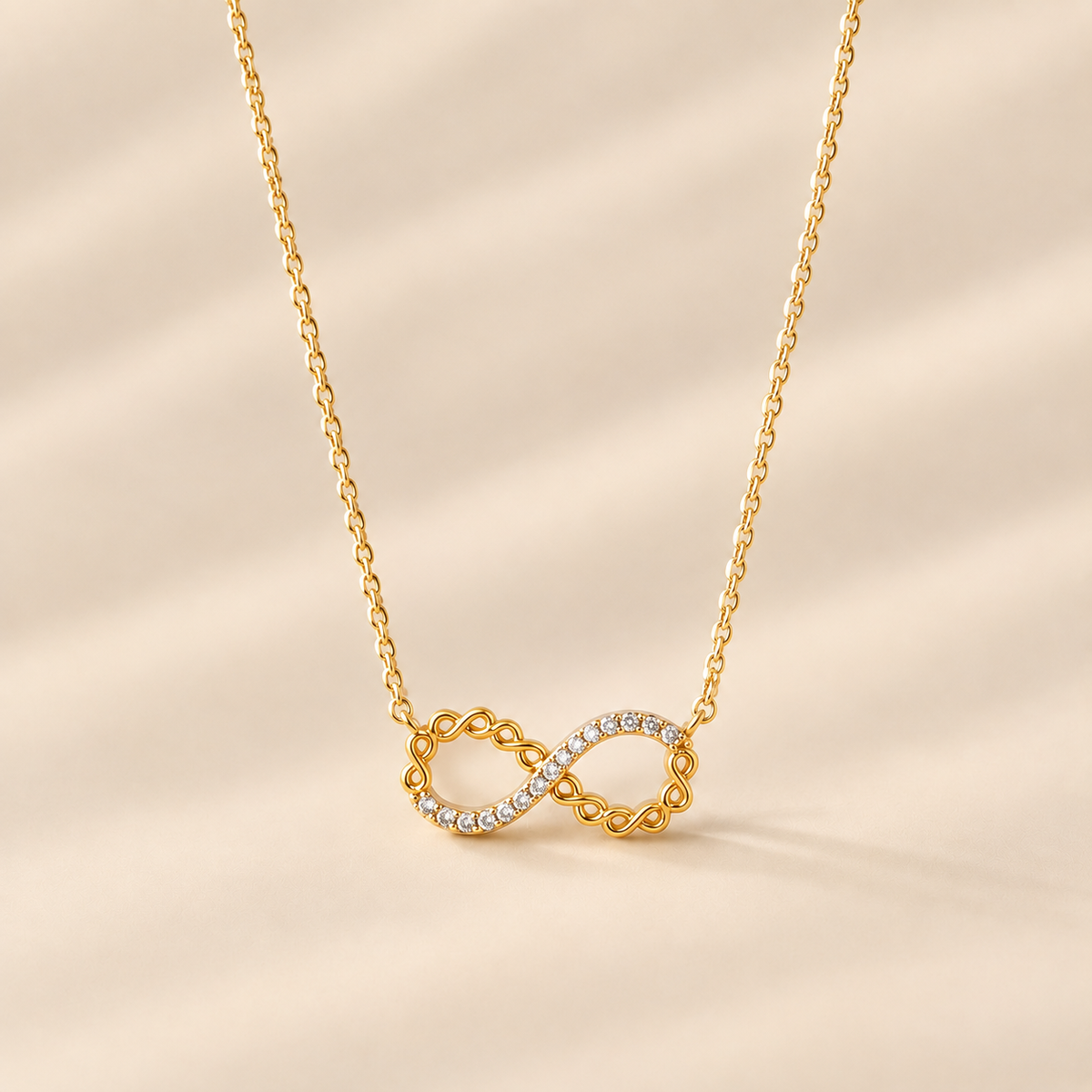 Timeless Bond — Infinity Pendant Necklace