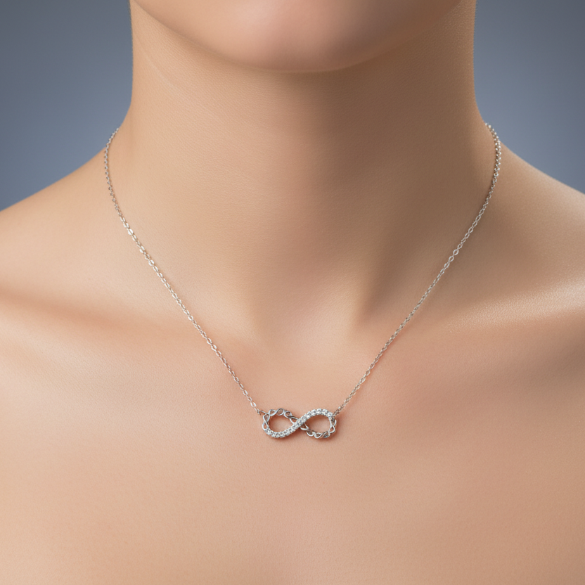 Timeless Bond — Infinity Pendant Necklace