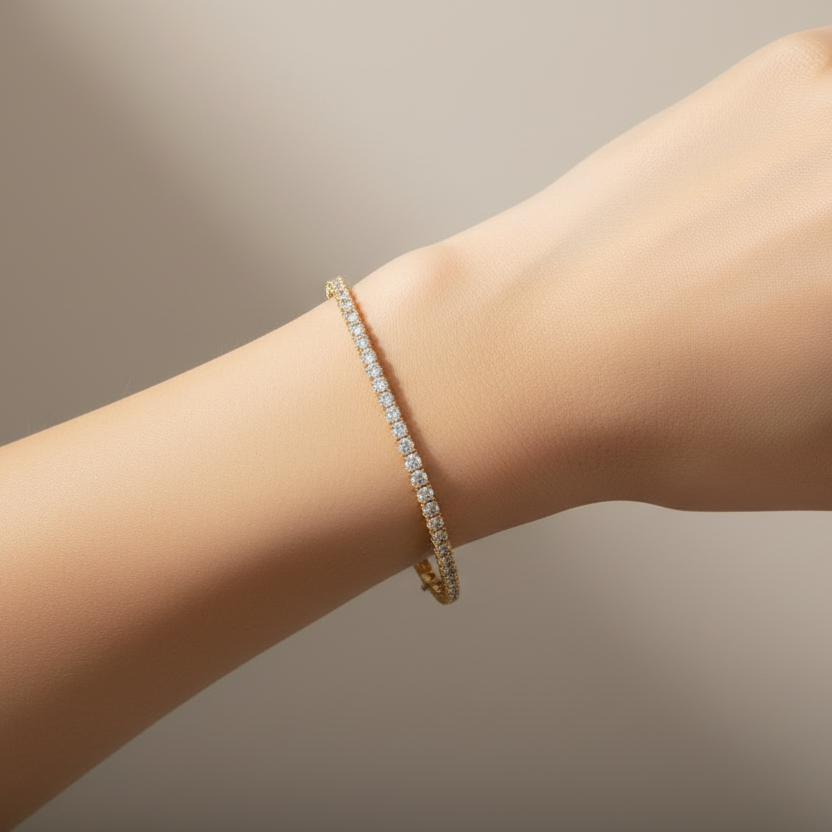 Glow to Dazzle — Round Cut Tennis Bracelet