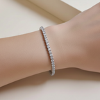 Glow to Dazzle — Round Cut Tennis Bracelet