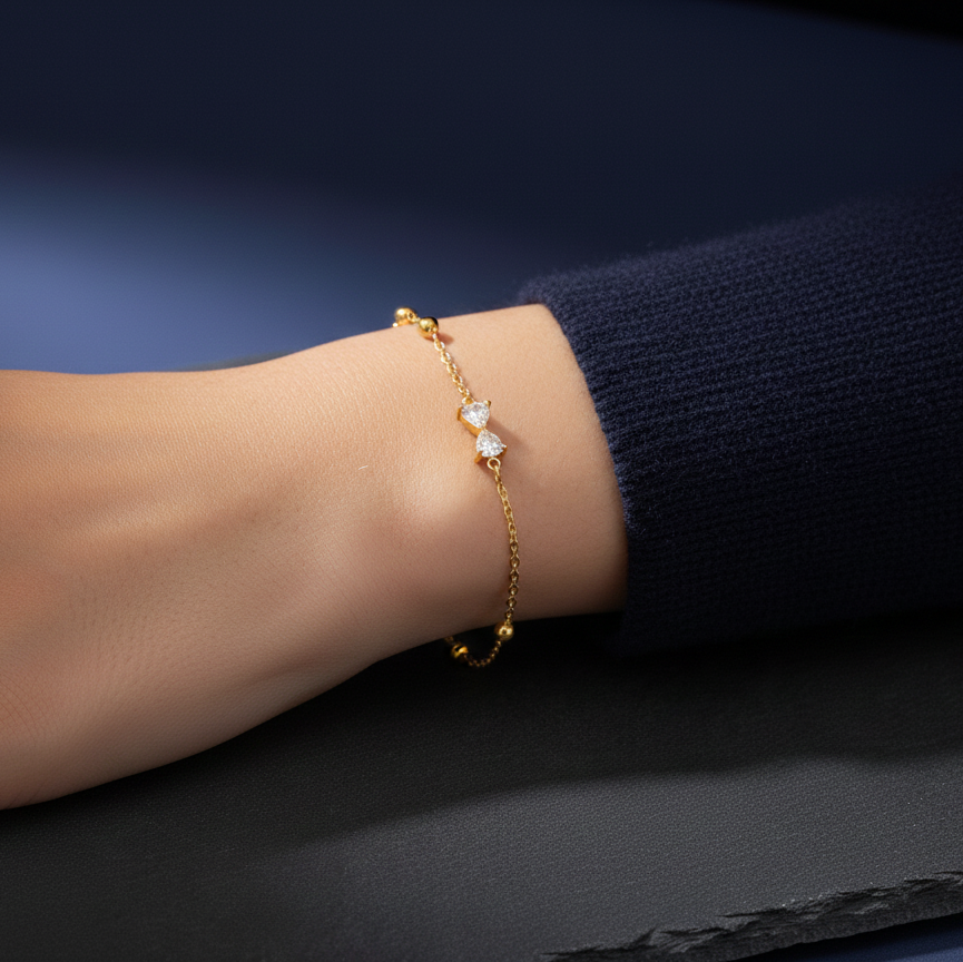 Juliet — Bow Chain Bracelet