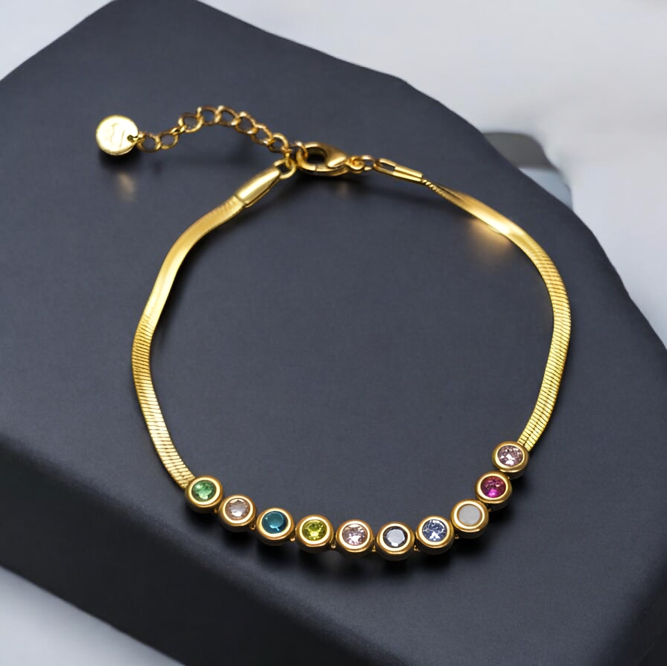 Iris — Multi-Stone Station Bracelet