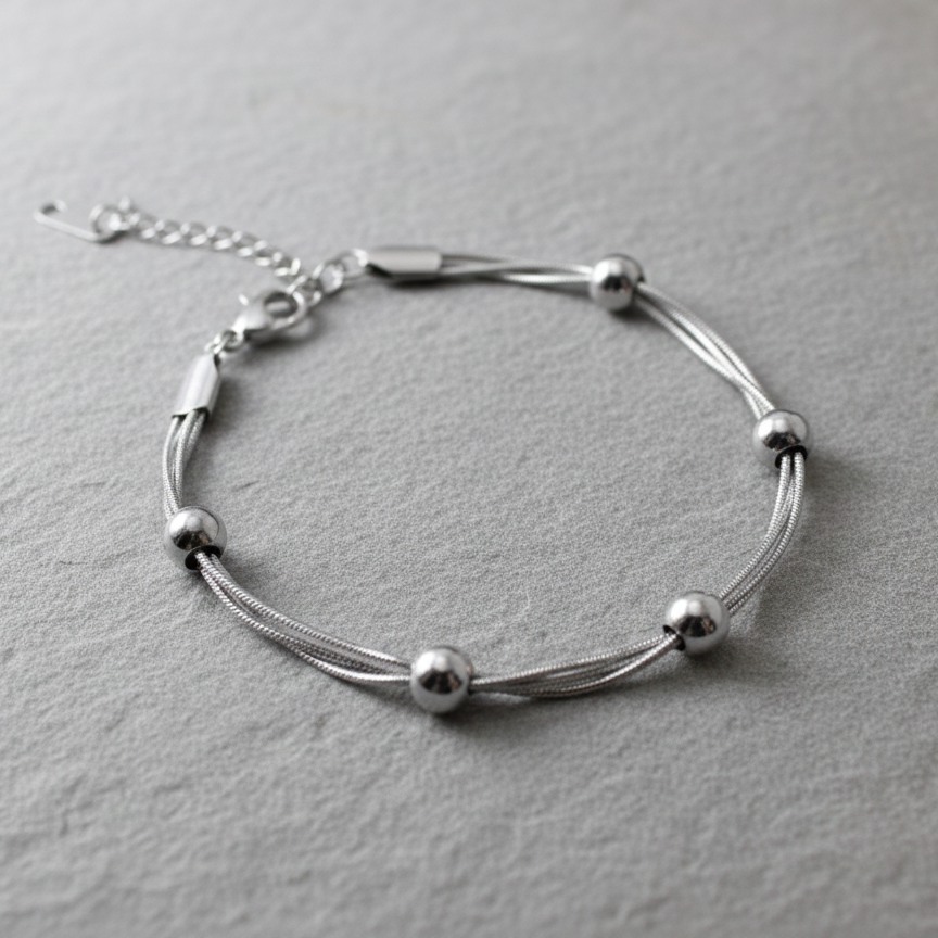 Nora — Multi-Chain Beaded Bracelet