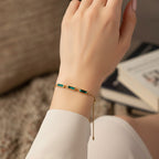 Evermore — Emerald Cut Pull-Tie Bracelet