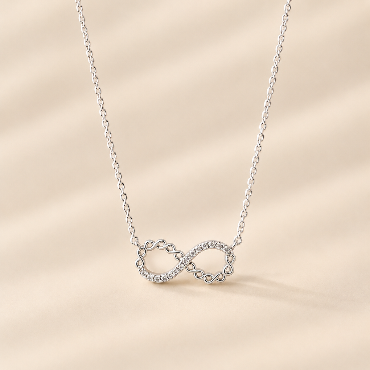 Timeless Bond — Infinity Pendant Necklace
