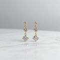 Born to Dazzle — Round Cut Dangle Earrings