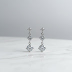 Born to Dazzle — Round Cut Dangle Earrings