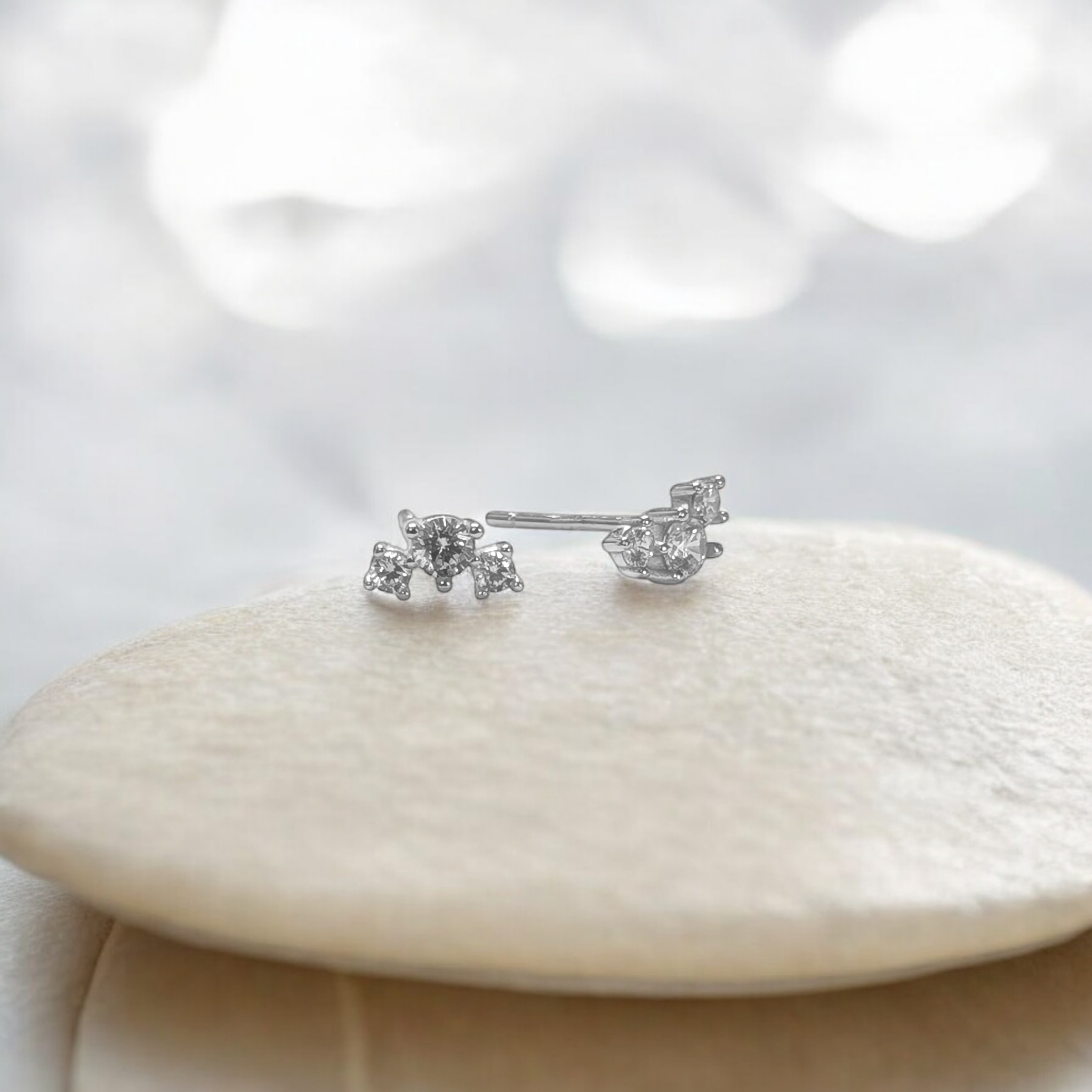 Sterling Silver CZ earrings