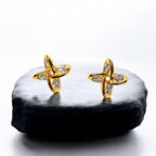 Stellar — Sterling Silver Knot Stud Earrings