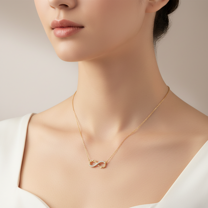 Timeless Bond — Infinity Pendant Necklace