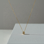 Aura — Sterling Silver Pear Cut Solitaire Necklace