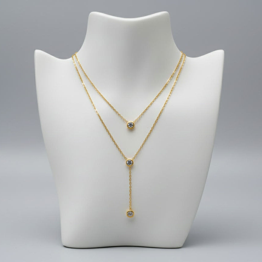 Gold necklace  Layered 