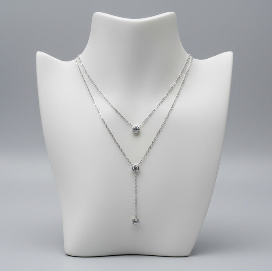 Silver Layered Necklace