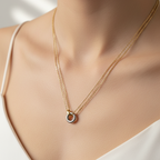 Valeria — Two Tone Interlocking Necklace