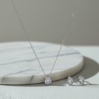 The Aura Set: Pear Cut Radiance