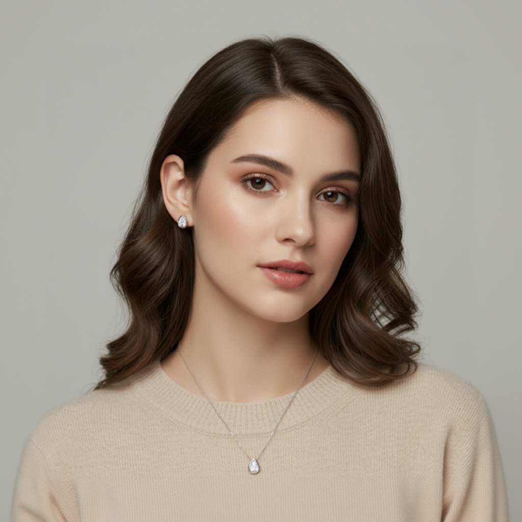 The Aura Set: Pear Cut Radiance
