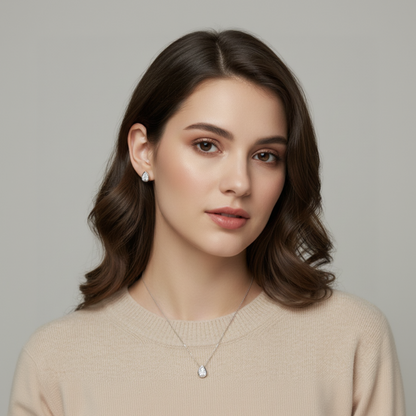 The Aura Set: Pear Cut Radiance